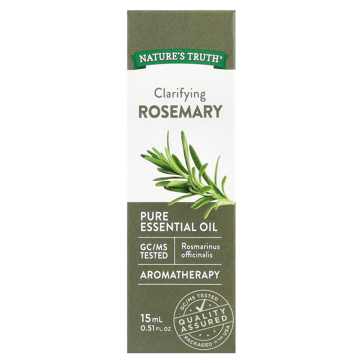 Nature's Truth, Pure Essential Oil, Clarifying Rosemary, 0.51 fl oz (15 ml)