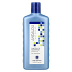 Andalou Naturals, Shampoo, Age Defying, For Thinning Hair, Argan Stem Cell, 11.5 fl oz (340 ml)