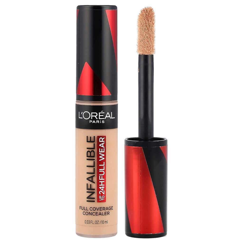 L'Oréal, Infallible, Full Coverage Concealer, 375 Latte, 0.33 fl oz (10 ml)
