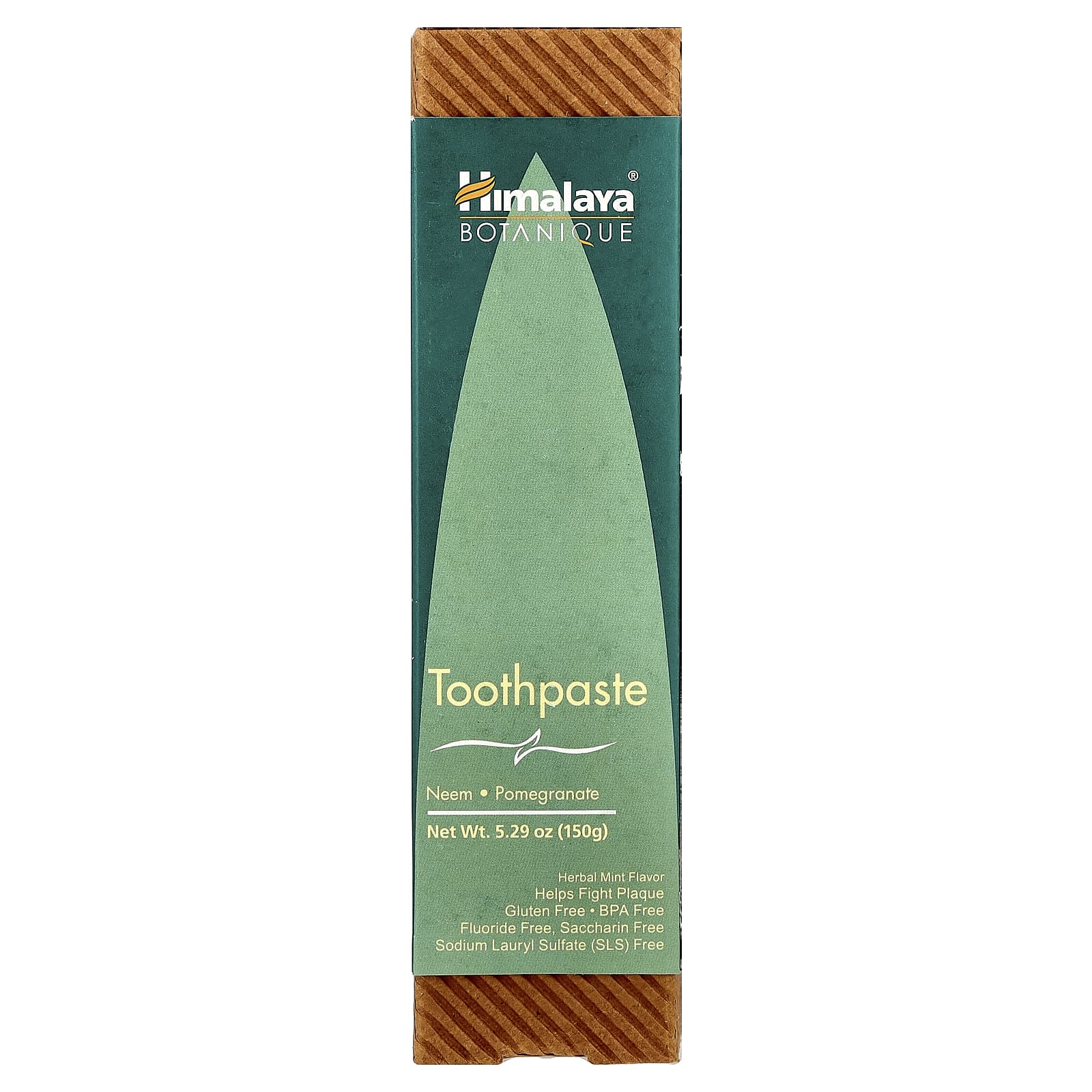 Himalaya, Botanique, Toothpaste, Neem & Pomegranate, Herbal Mint, 5.29 oz (150 g)