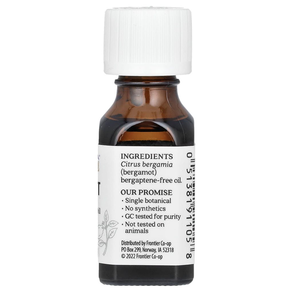 Aura Cacia, Pure Essential Oil, Bergamot, 0.5 fl oz (15 ml)