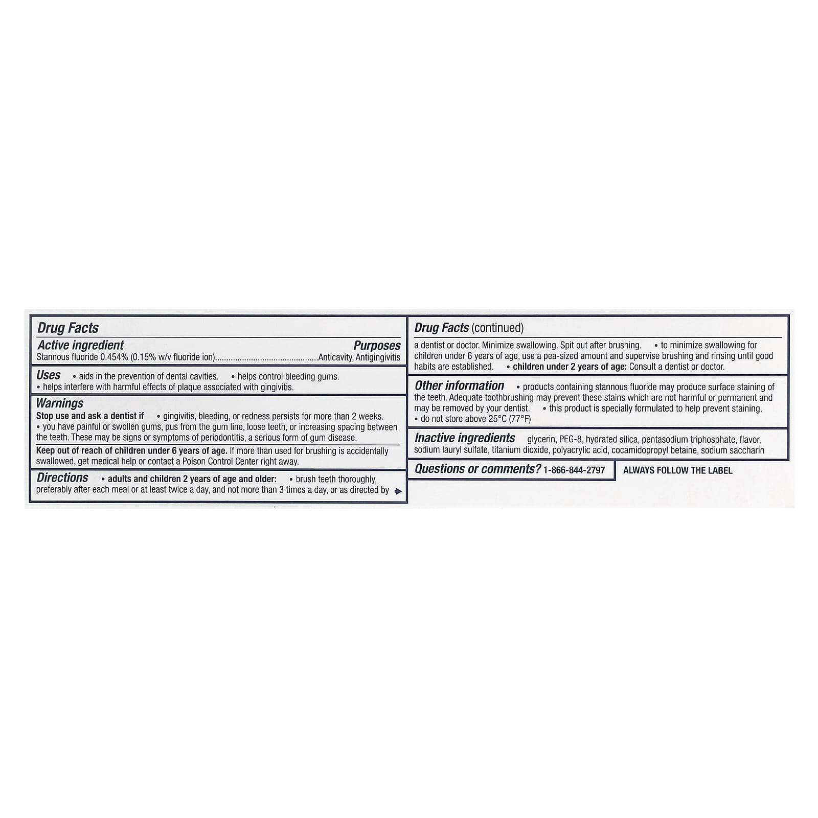 Parodontax, Daily Fluoride Anticavity And Antigingivitis Toothpaste, Clean Mint, 3.4 oz (96.4 g)
