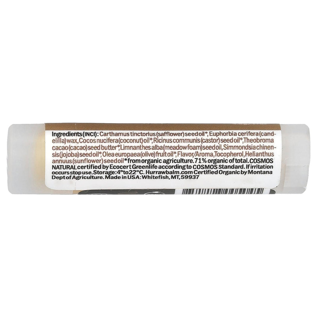 Hurraw! Balm, Lip Balm, Coconut, 0.17 oz (4.8 g)