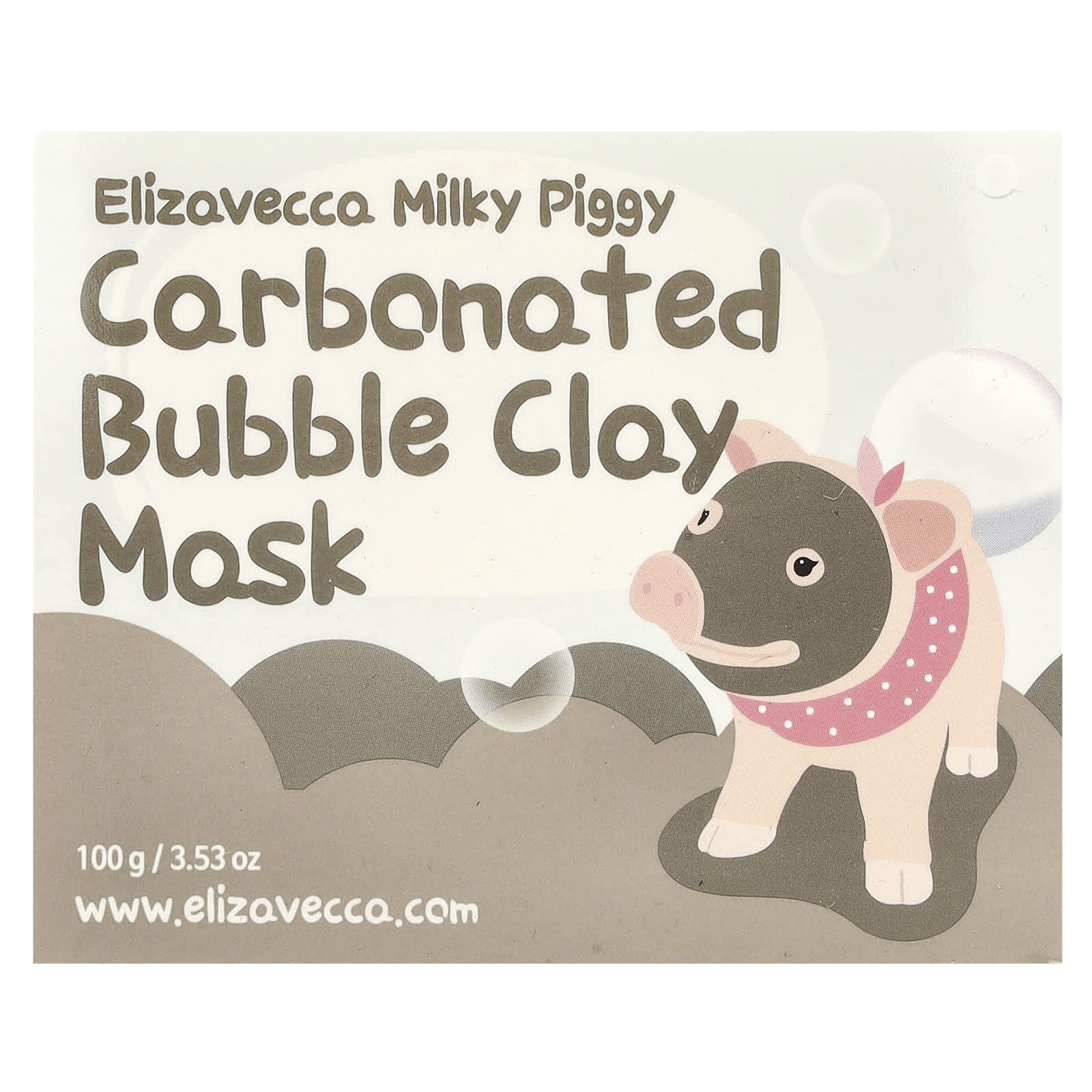 Elizavecca, Milky Piggy, Carbonated Bubble Clay Beauty Mask, 3.53 oz (100 g)
