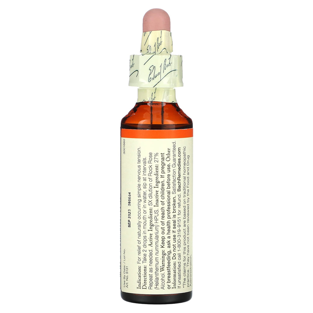 Bach, Original Flower Remedies, Rock Rose, 0.7 fl oz (20 ml)