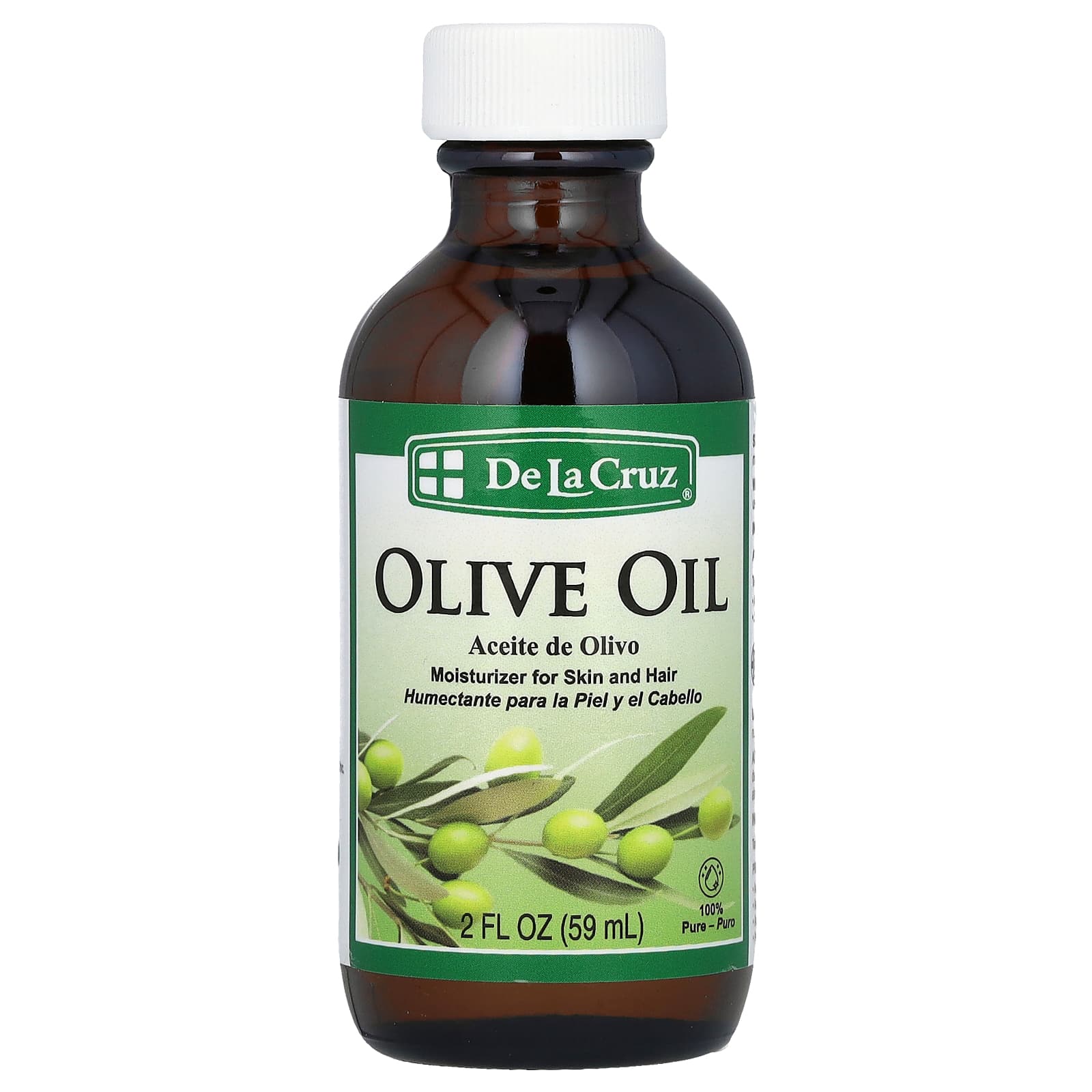 De La Cruz, 100% Pure Olive Oil, 2 fl oz (59 ml)
