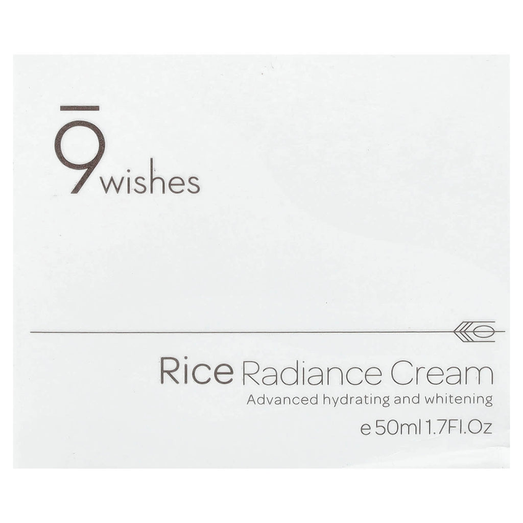 9Wishes, Rice Radiance Cream, 1.7 fl oz (50 ml)