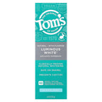 Tom's of Maine, Luminous White®, Anticavity Toothpaste with Fluoride, Clean Mint, 4 oz (113 g)