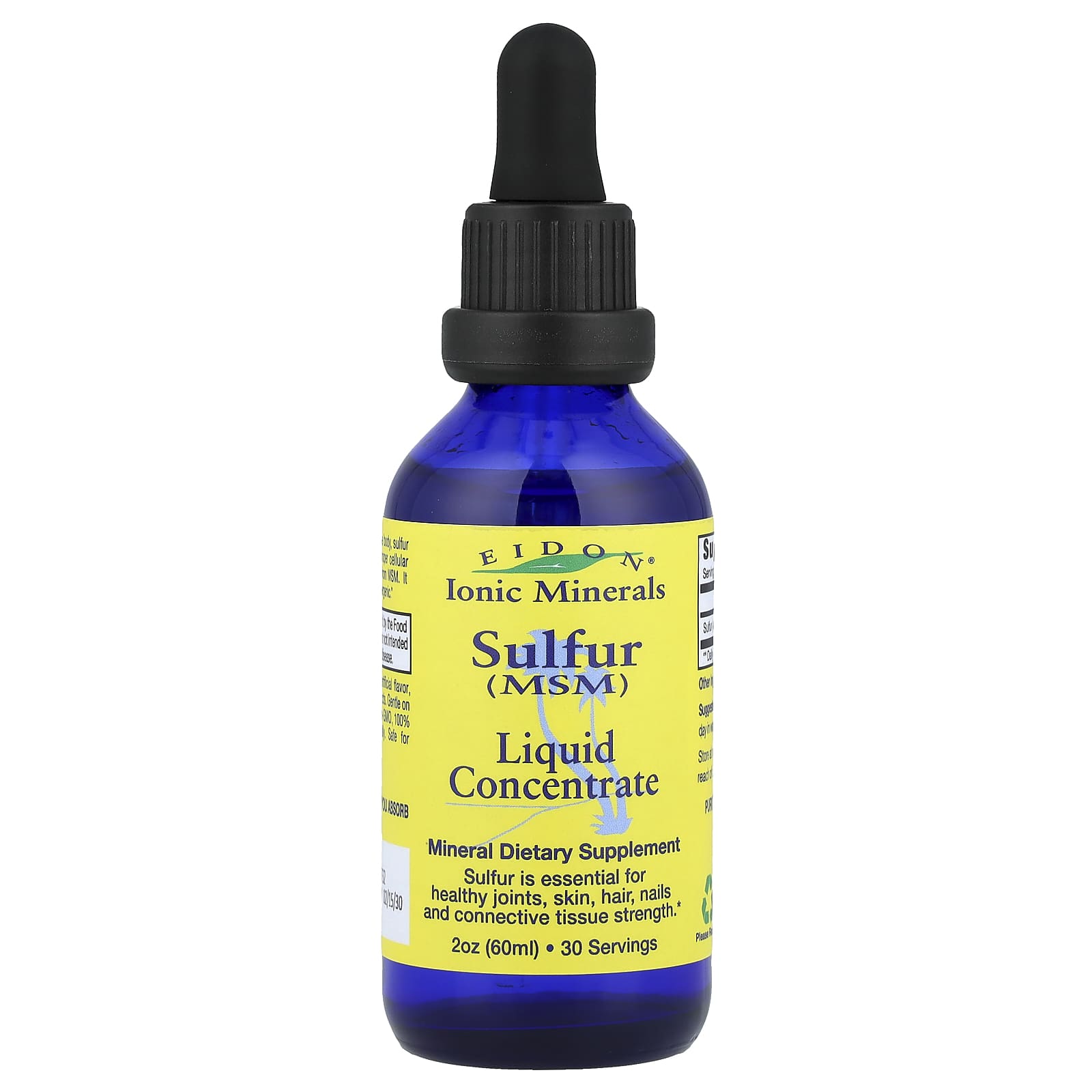 Eidon Ionic Minerals, Sulfur, Liquid Concentrate, 2 oz (60 ml)