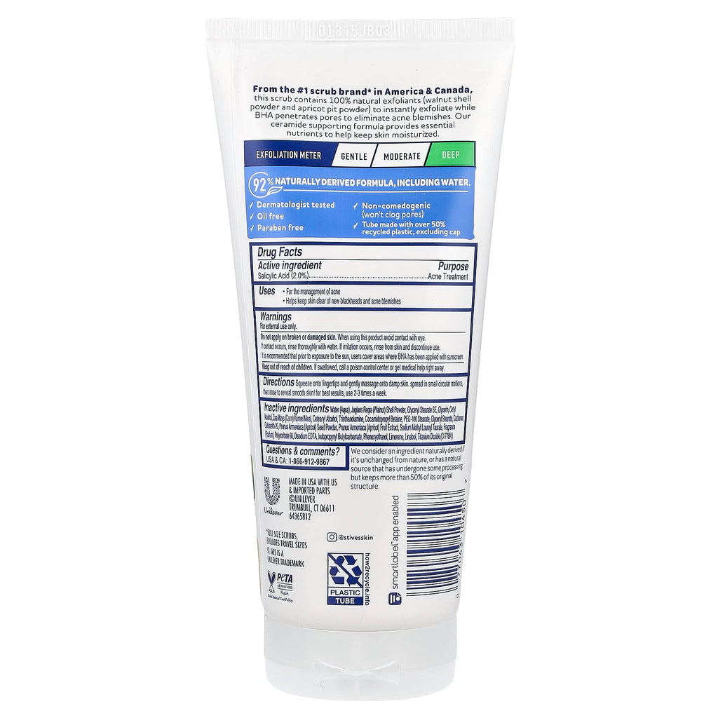 St. Ives, BHA Exfoliant, For Acne-Prone Skin, Apricot , 6 oz (170 g)