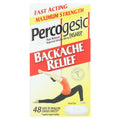 Percogesic, Backache Relief Pain Reliever, Maximum Strength, 580 mg, 48 Easy To Swallow Coated Caplets