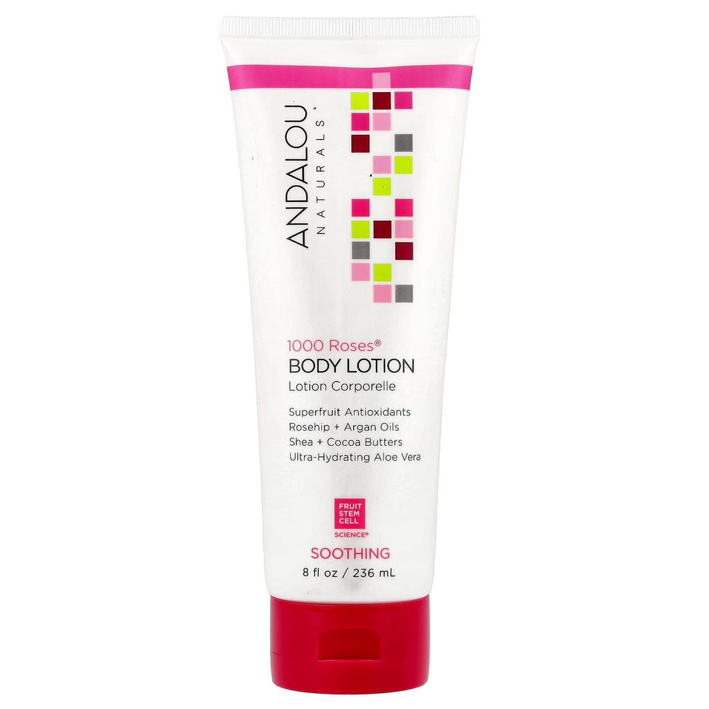 Andalou Naturals, 1000 Roses®, Body Lotion, Soothing , 8 fl oz (236 ml)