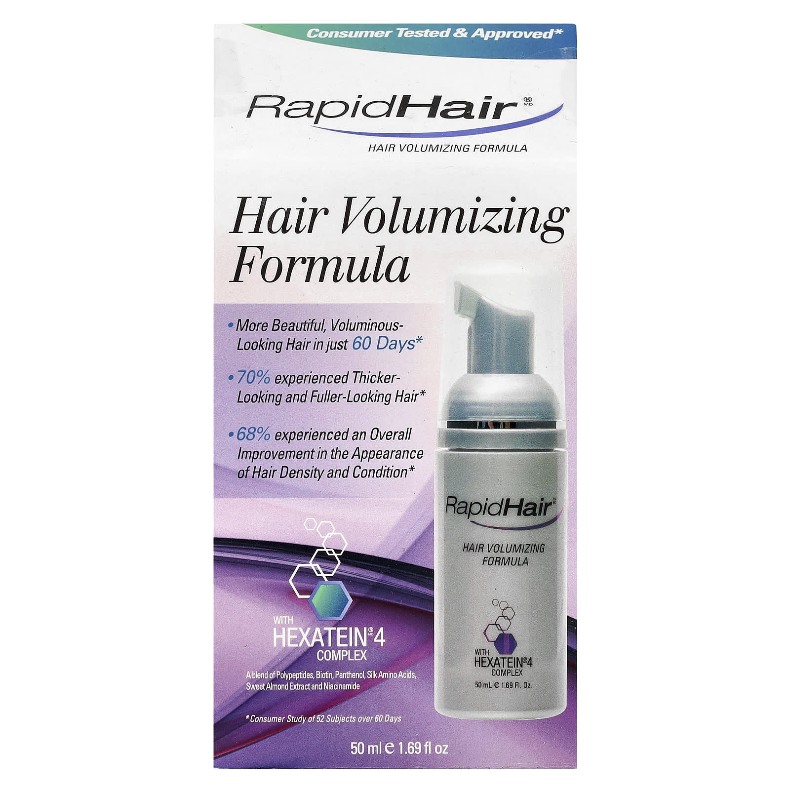 RapidLash, RapidHair®, Hair Volumizing Formula, 1.69 fl oz (50 ml)