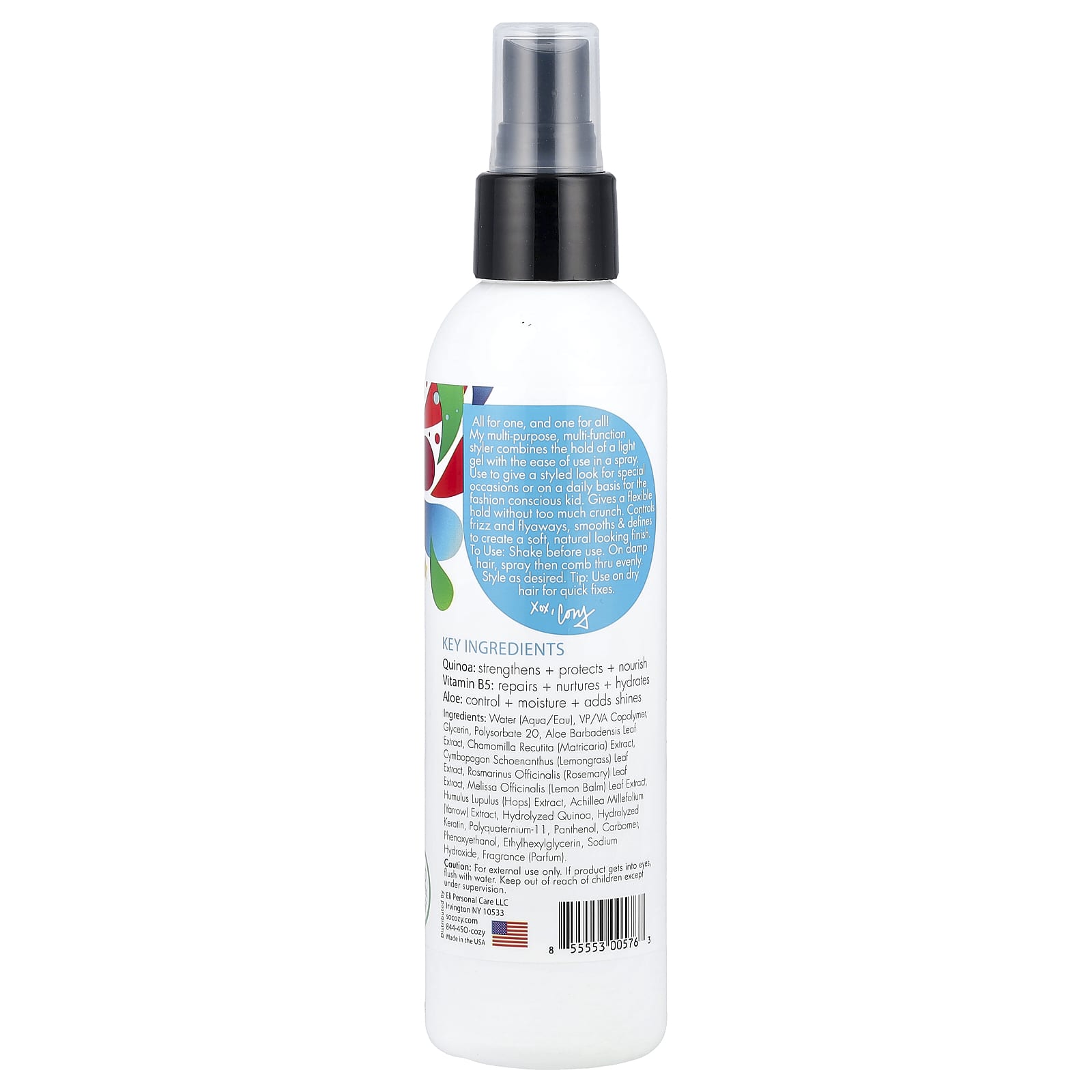 SoCozy, Kids, Multi Styler, All-For-One Styling Aid, All Hair Types, 5.2 fl oz (154 ml)