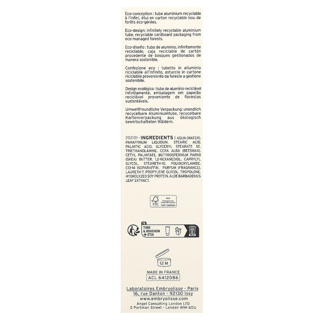 Embryolisse, Lait-Creme Concentre, Multi-Function Moisturizer, 2.54 fl oz (75 ml)