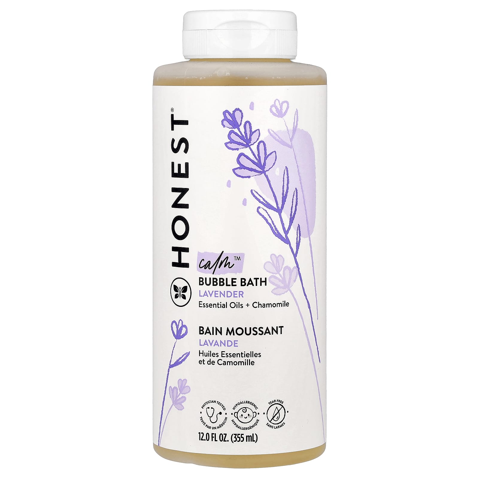 The Honest Company, Calm™ Bubble Bath, Lavender, 12 fl oz (355 ml)