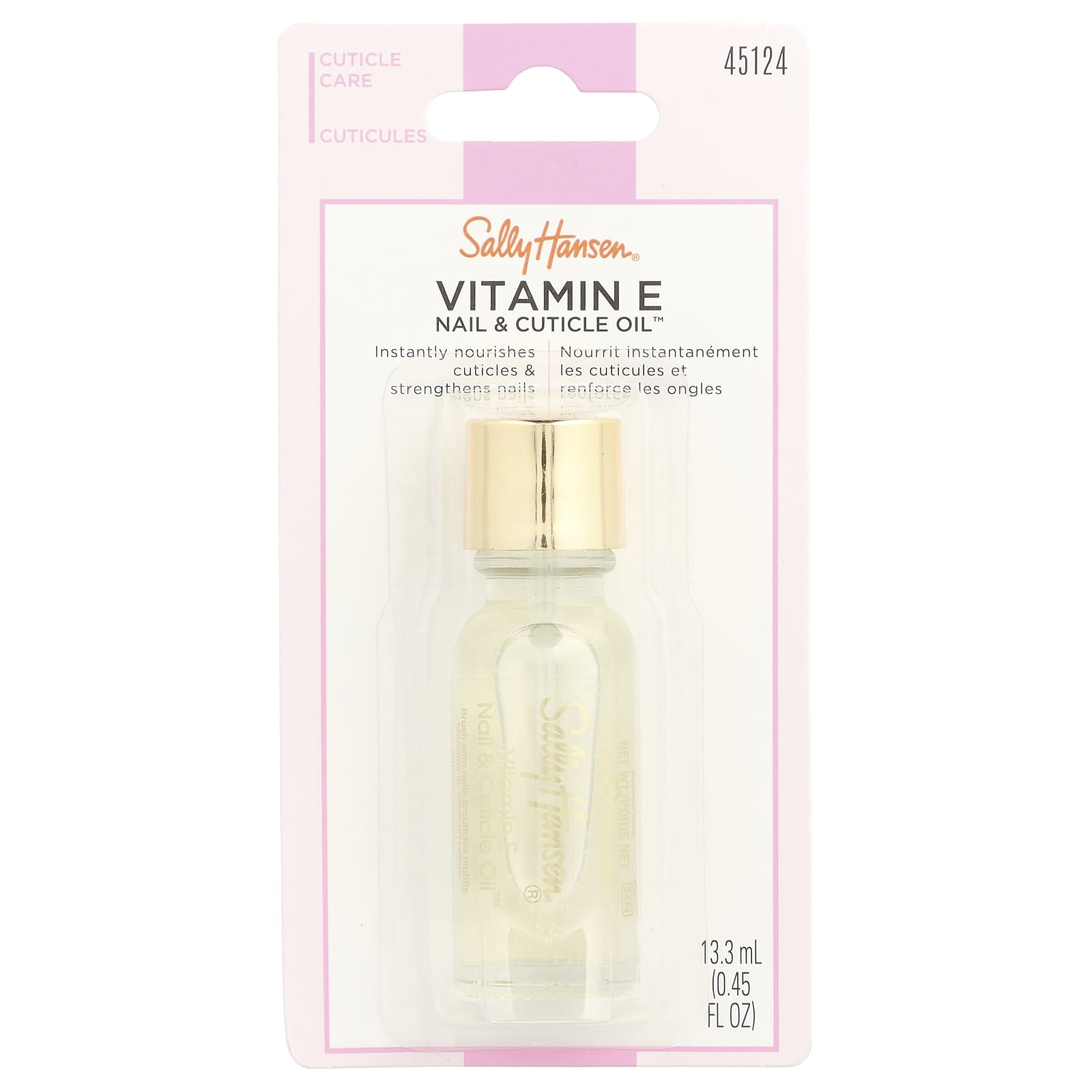 Sally Hansen, Vitamin E Nail & Cuticle Oil™, 0.45 fl oz (13.3 ml)