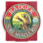 Badger, Organic Sore Muscle Rub, Cayenne & Ginger, 2 oz (56 g)