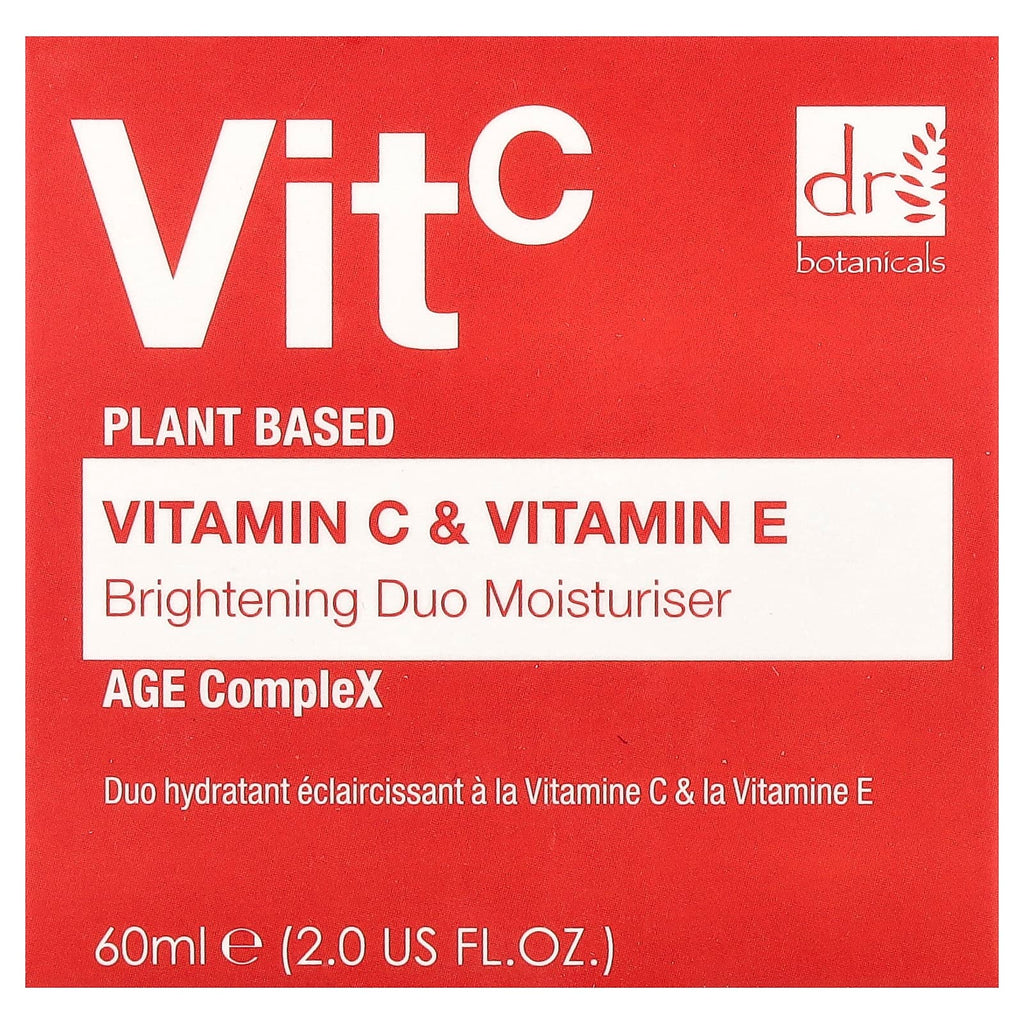 Dr. Botanicals, Vitamin C & Vitamin E, Brightening Duo Moisturizer, 2 fl oz (60 ml)