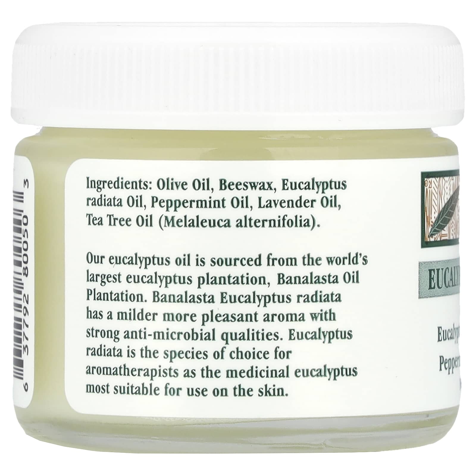 Tea Tree Therapy, Eucalyptus Chest Rub, 2 oz (57 g)