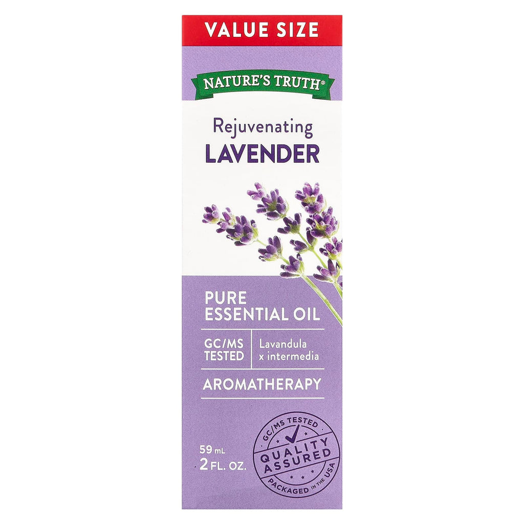 Nature's Truth, Pure Essential Oil, Rejuvenating Lavender, 2 fl oz (59 ml)