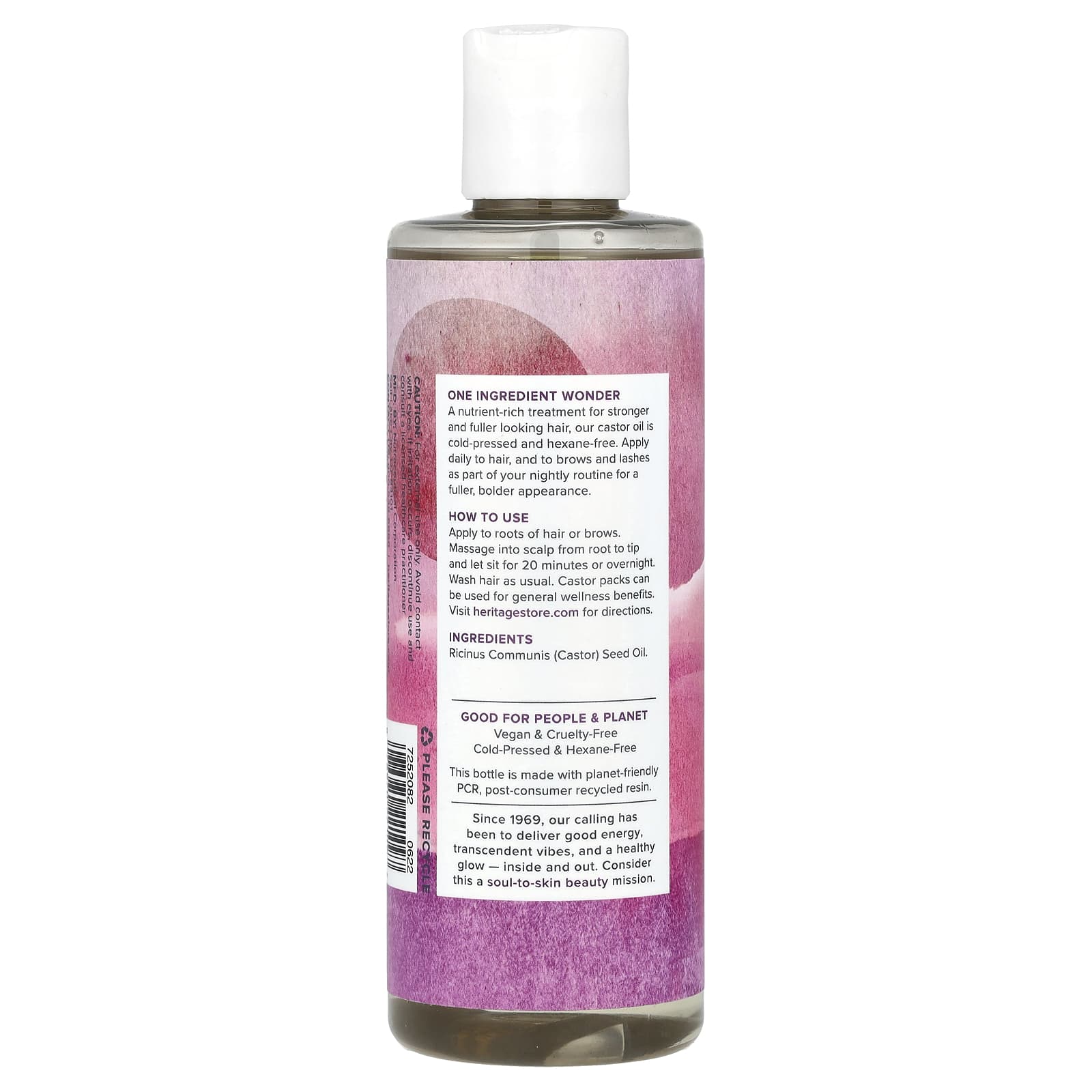 Heritage Store, Castor Oil, Nourishing Treatment, 8 fl oz (237 ml)