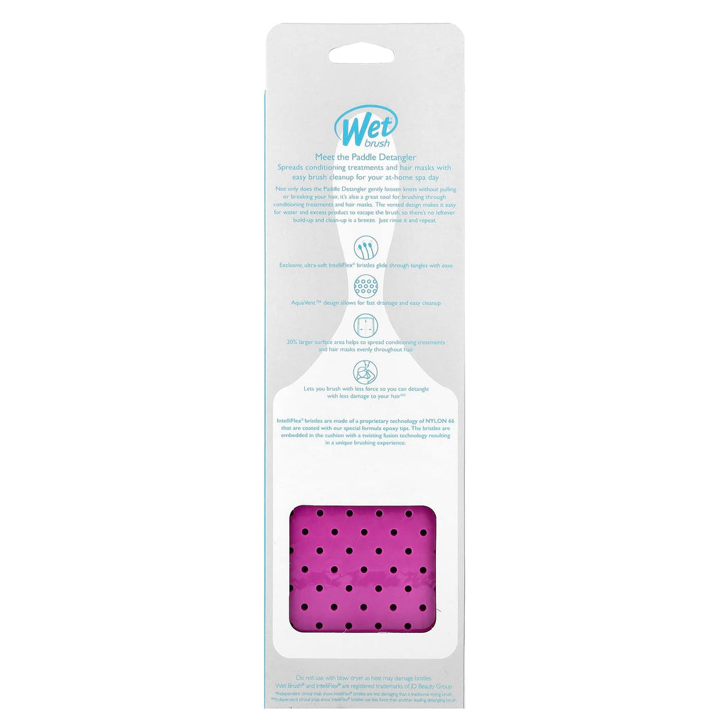 Wet Brush, Paddle Detangler Brush, Purple, 1 Brush