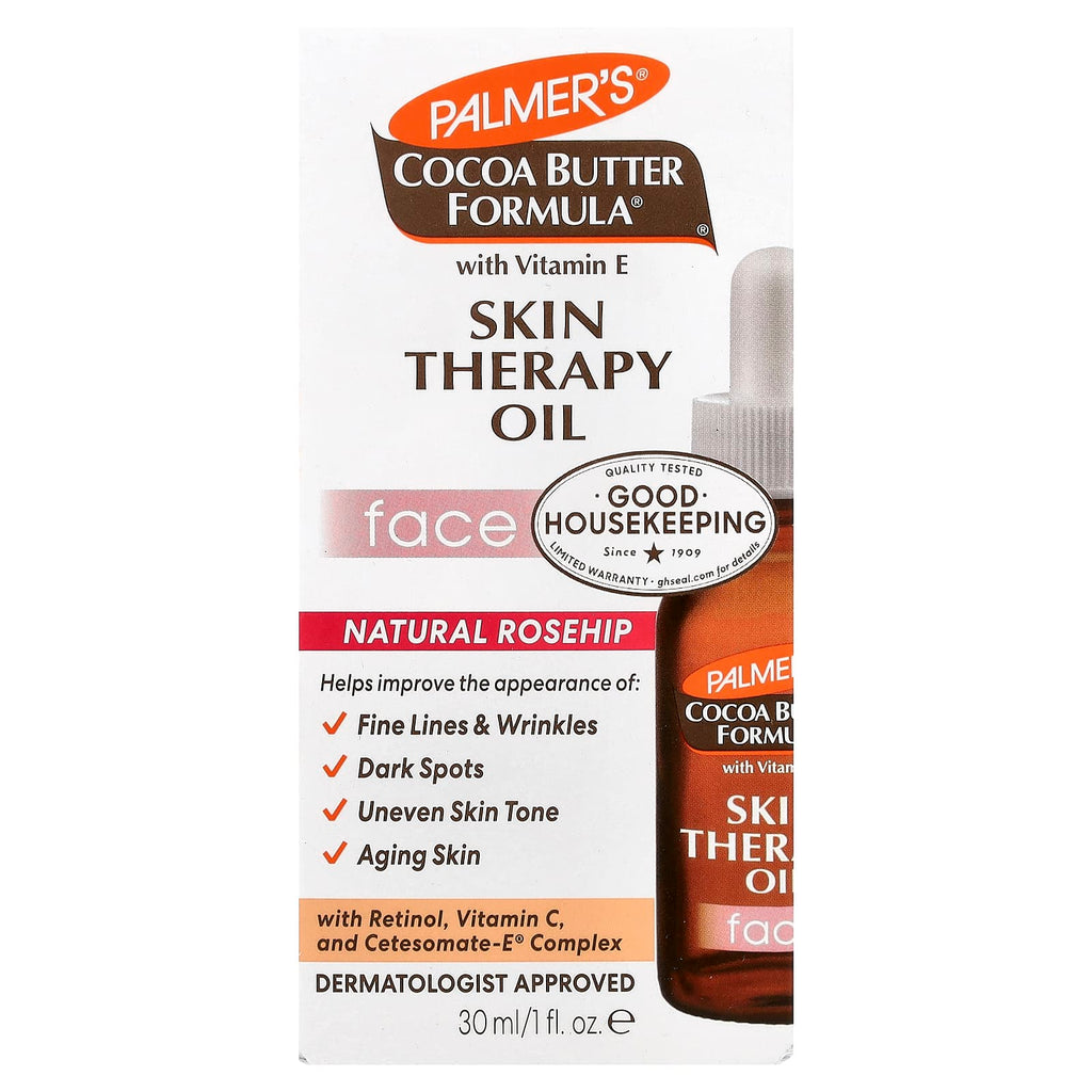 Palmer's, Cocoa Butter Formula® with Vitamin E, Face Skin Therapy Oil, Natural Rosehip, 1 fl oz (30 ml)