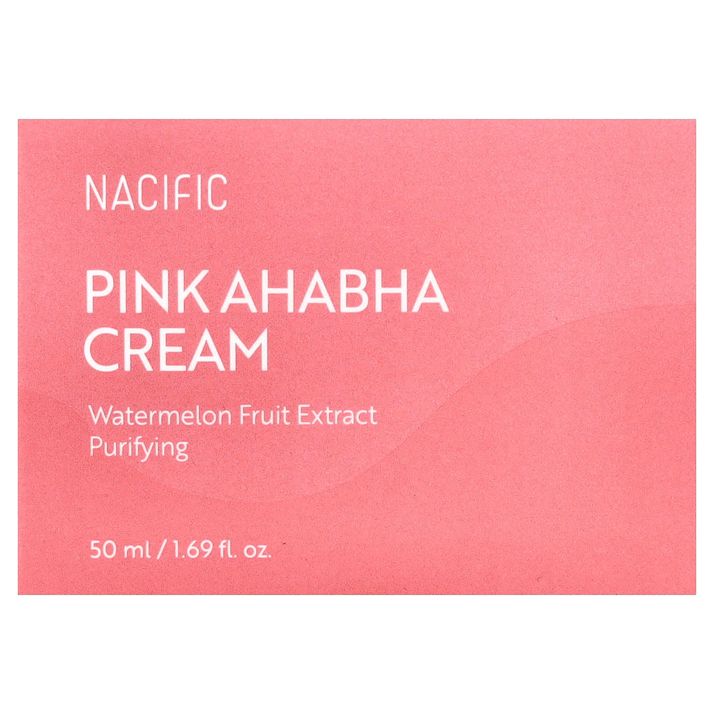 Nacific, Pink AHA BHA Cream, 1.69 fl oz (50 ml)