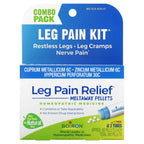 Boiron, Leg Pain Relief Kit, 3 Tubes, Approx. 80 Pellets Each