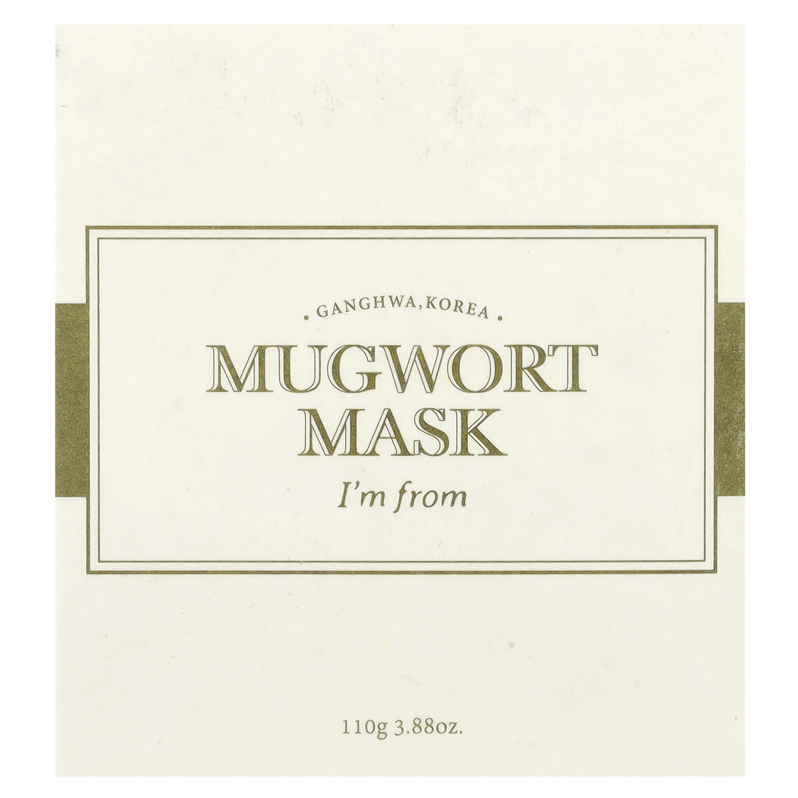 I'm From, Mugwort Beauty Mask, 3.88 oz (110 g)