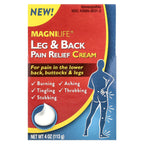 MagniLife, Leg & Back Pain Relief Cream, 4 oz (113 g)