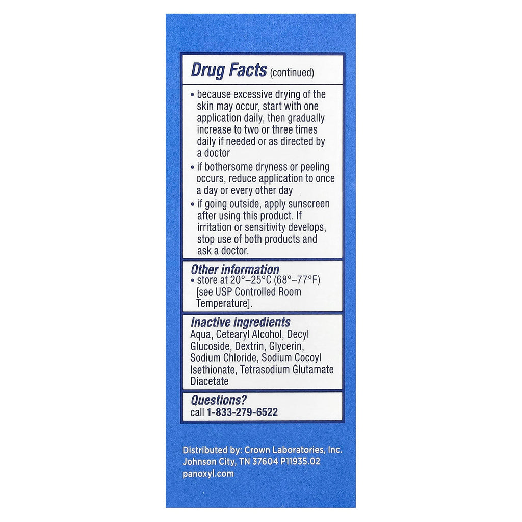 PanOxyl, Acne Treatment Bar, For Face & Body , 4 oz (113 g)