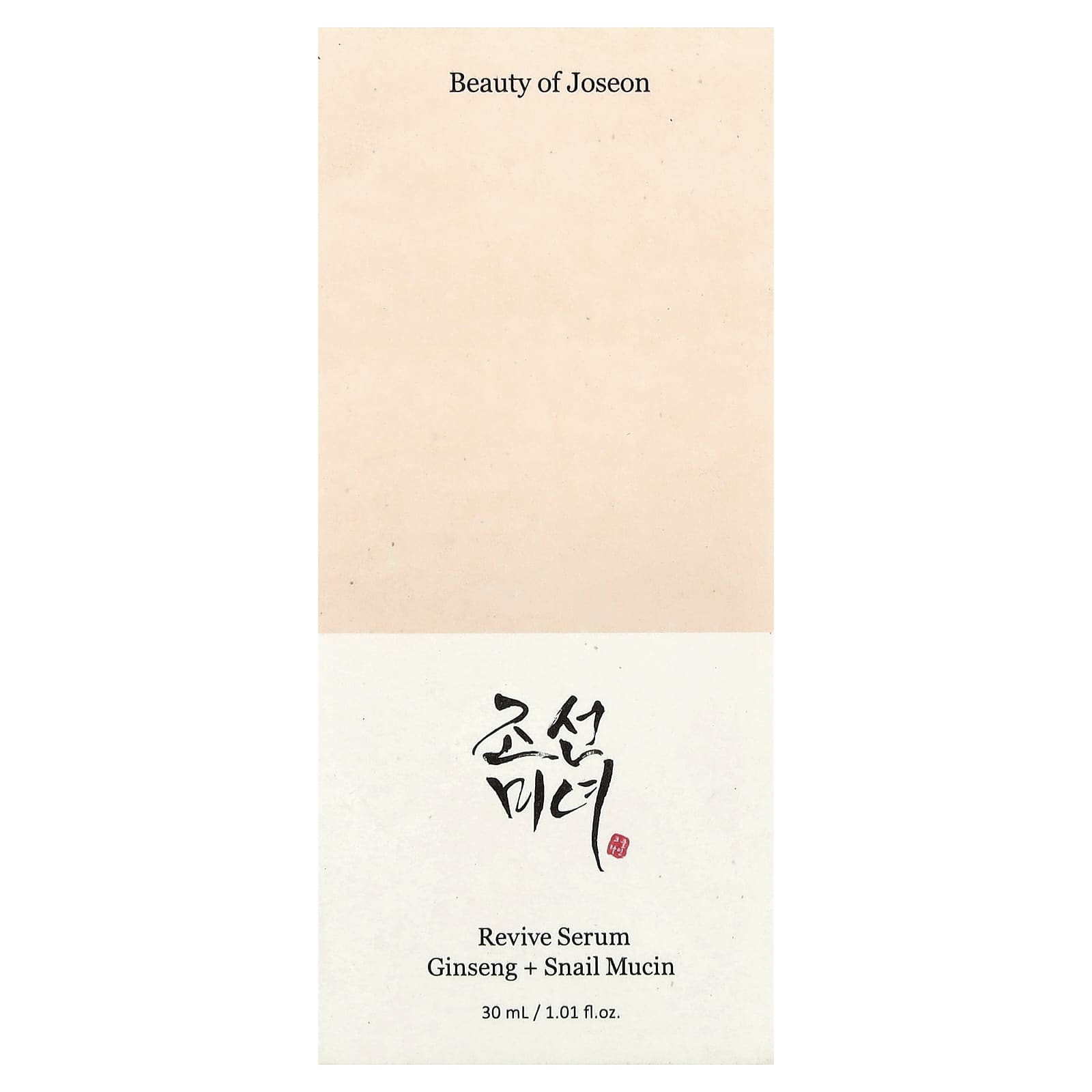 Beauty of Joseon, Revive Serum, Ginseng + Snail Mucin, 1.01 fl oz (30 ml)