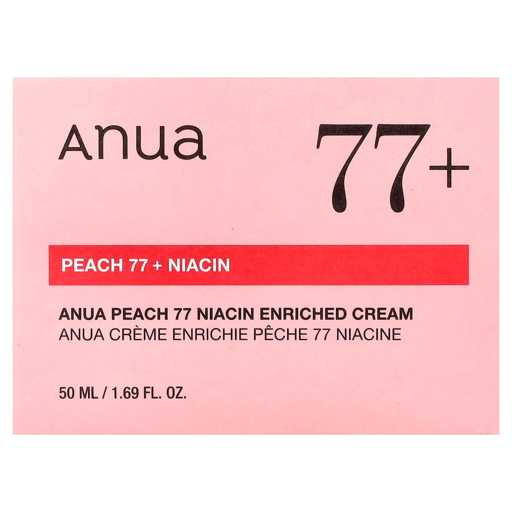 Anua, Peach 77 Niacin Enriched Cream, 1.69 fl oz (50 ml)