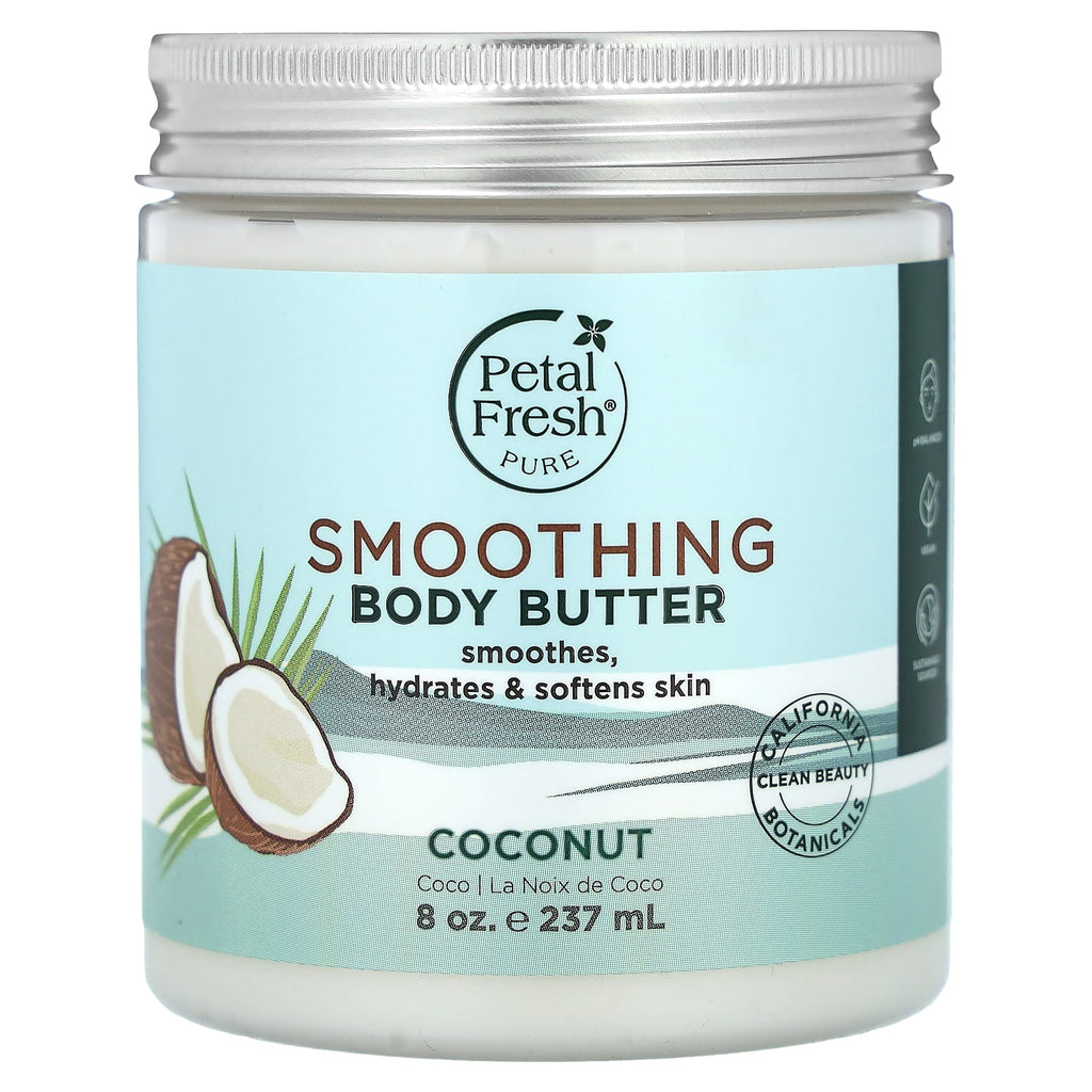 Petal Fresh, Pure, Smoothing Body Butter, Coconut, 8 oz (237 ml)