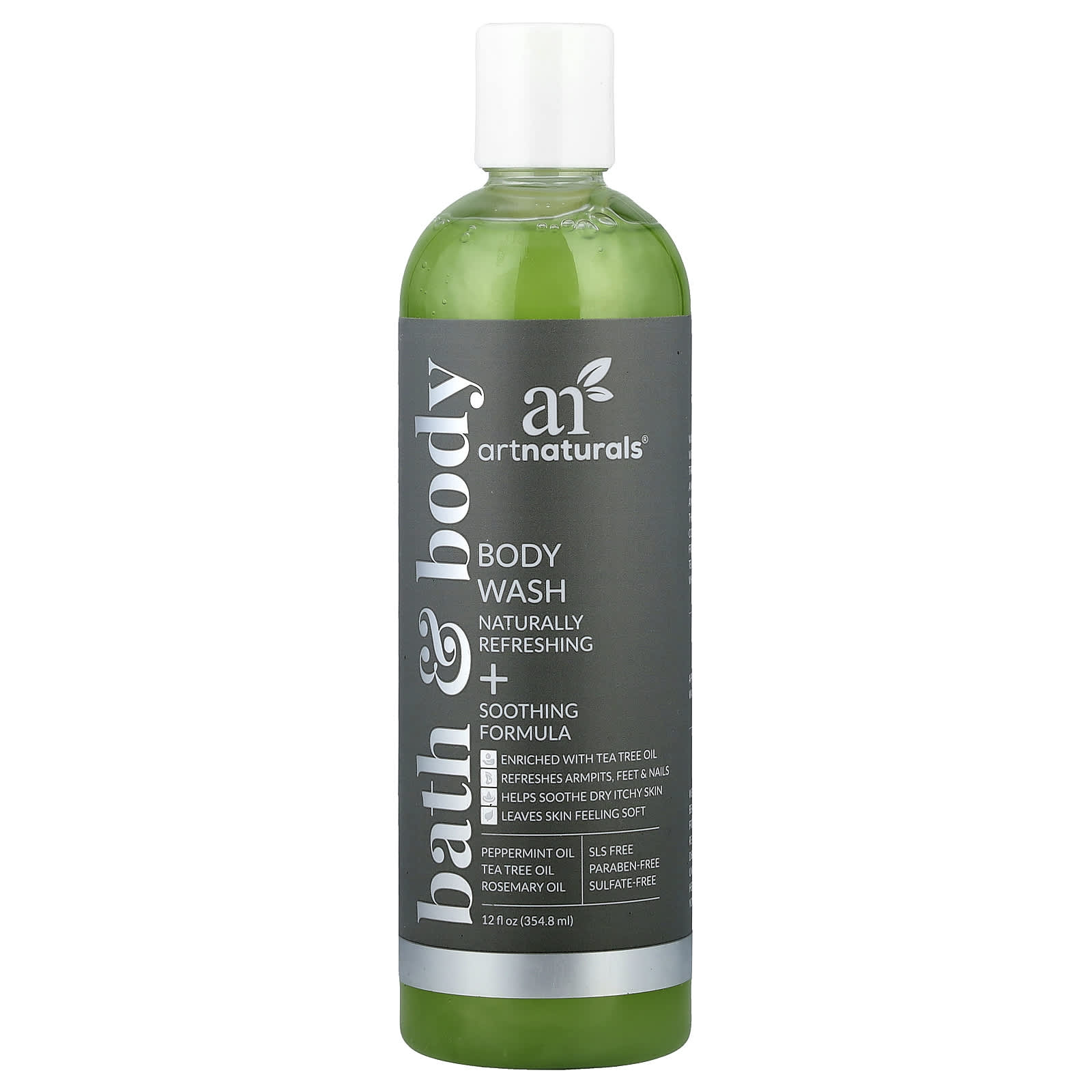 artnaturals, Body Wash, Naturally Refreshing + Soothing Formula, 12 fl oz (354.8 ml)
