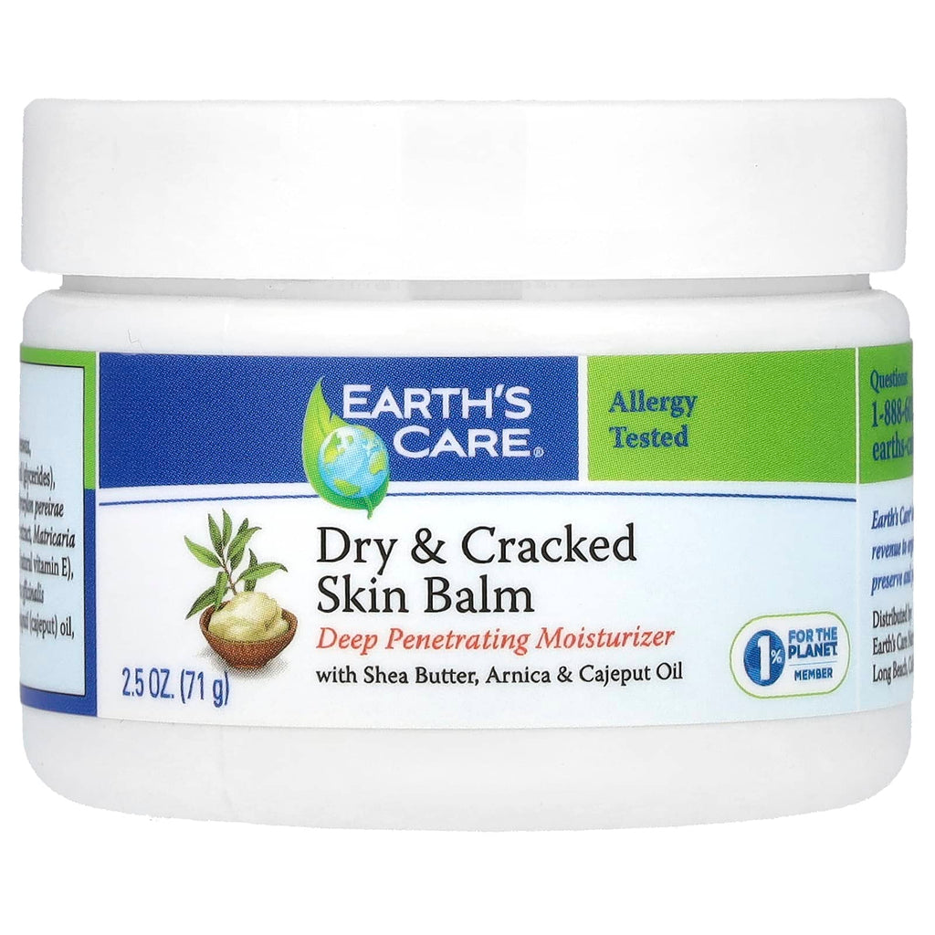 Earth's Care, Dry & Cracked Skin Balm, 2.5 oz (71 g)