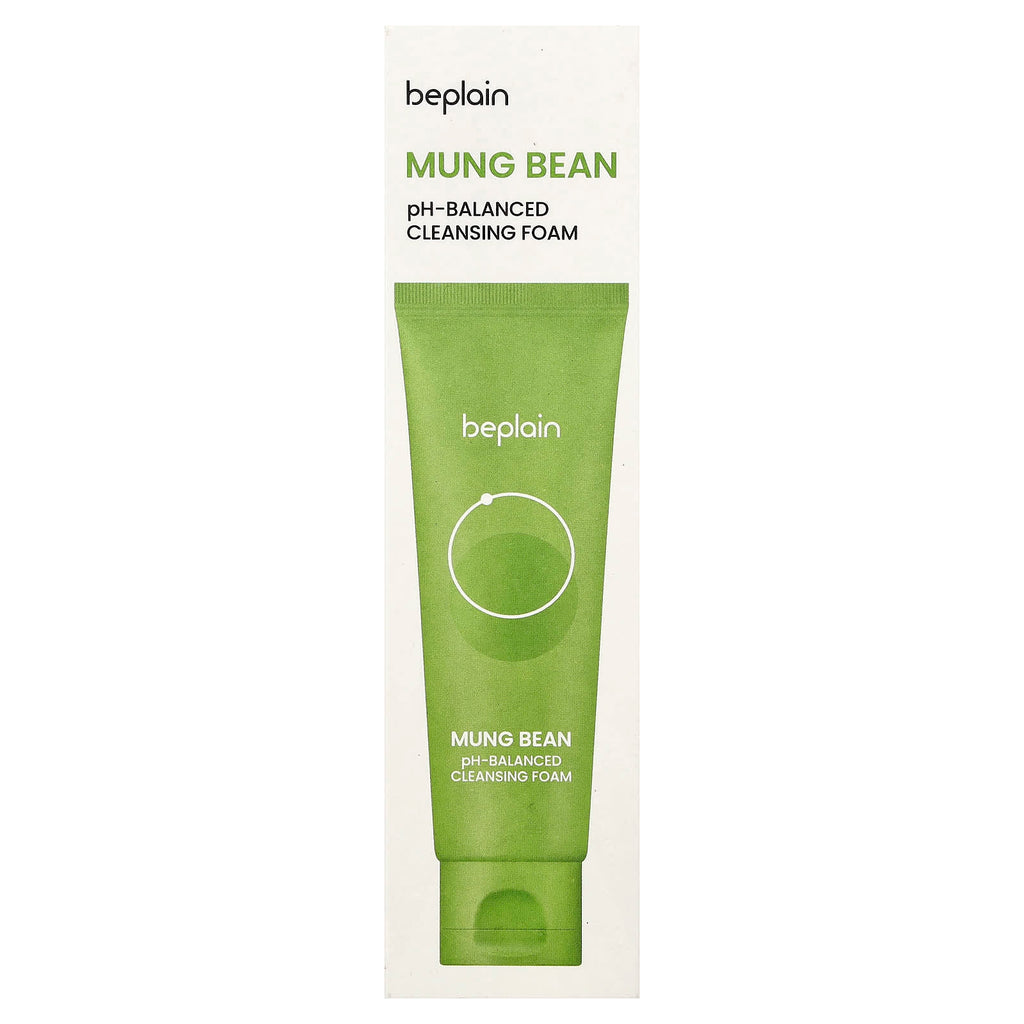 Beplain, Mung Bean, pH-Balanced Cleansing Foam, 2.7 fl oz (80 ml)