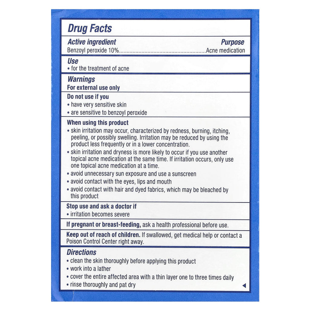 PanOxyl, Acne Treatment Bar, For Face & Body , 4 oz (113 g)