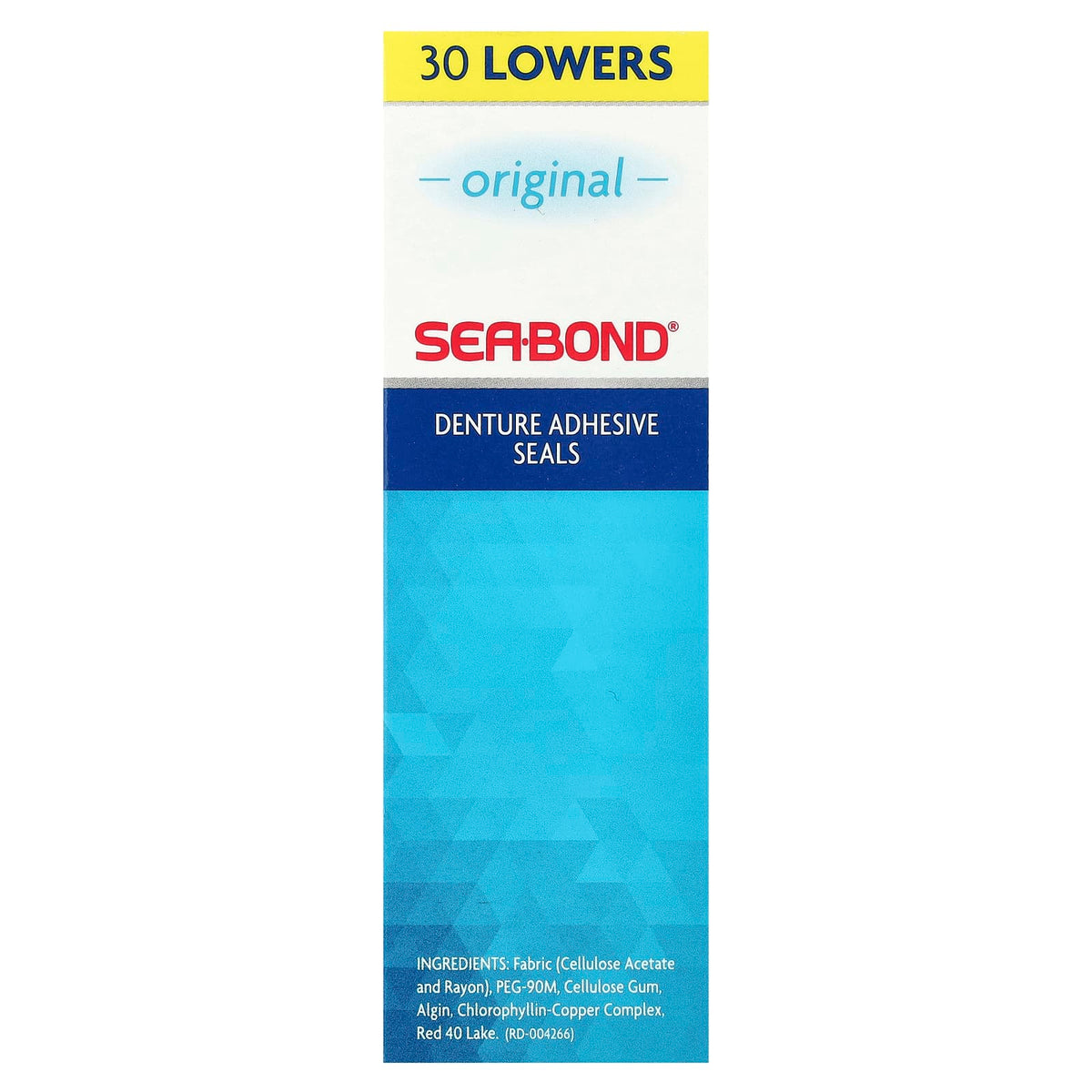 SeaBond, Denture Adhesive Seals, Original, 30 Lowers