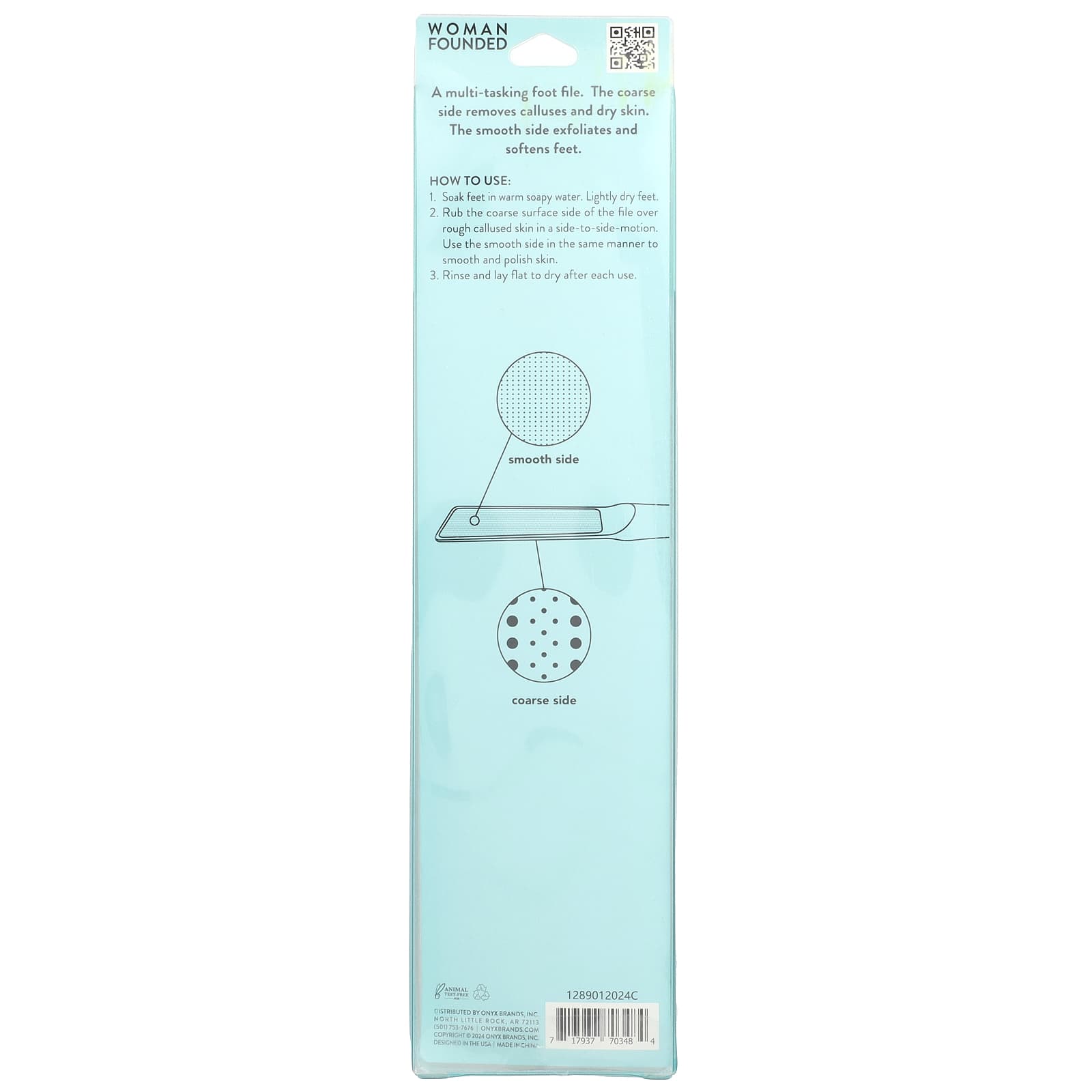 Onyx Professional, Double Smooth, Double-Sided Foot Polisher , 1 Count