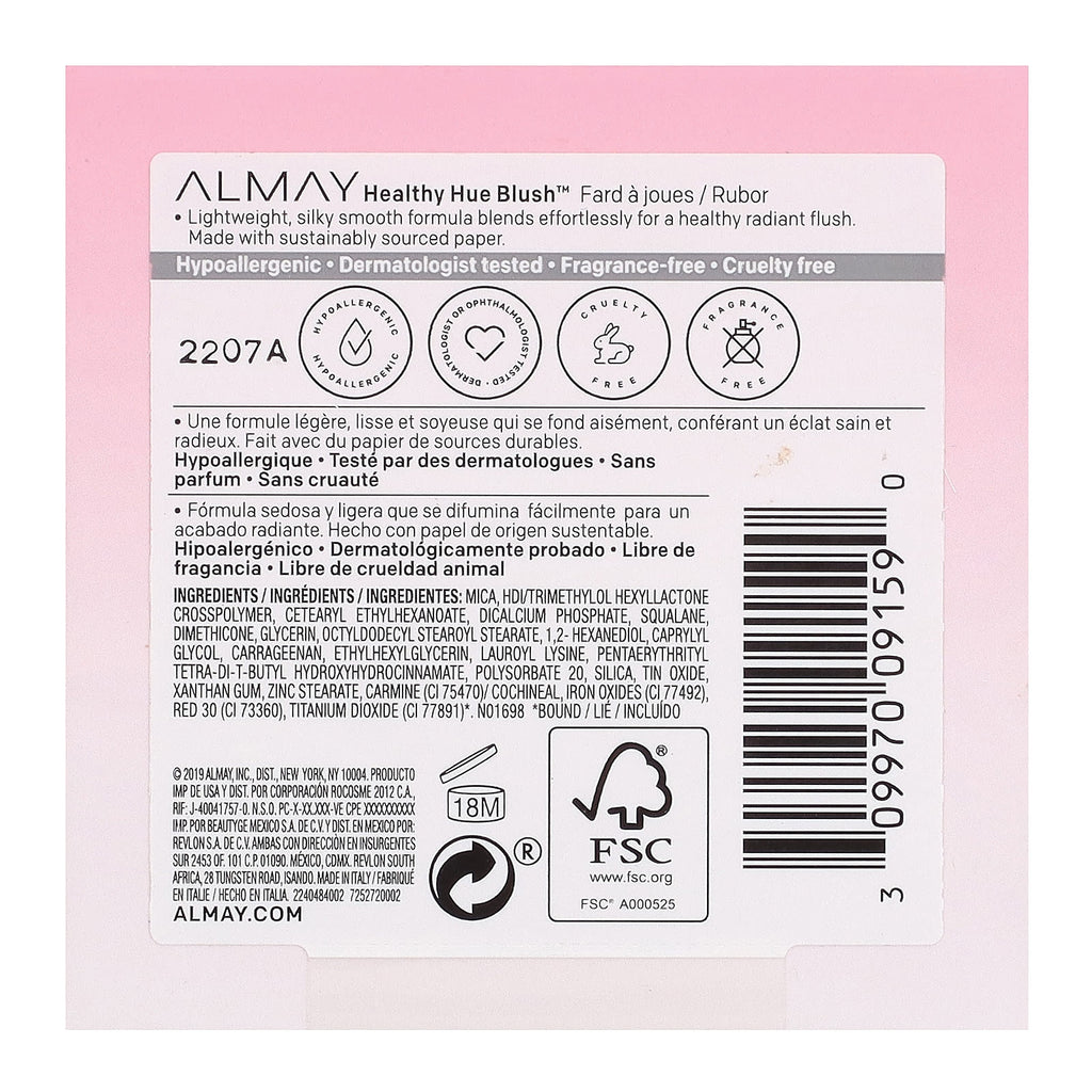 Almay, Healthy Hue Blush, 200 So Peachy, 0.17 oz (5 g)
