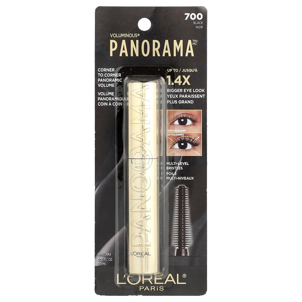 L'Oréal, Voluminous® Panorama™ Mascara, 700 Black, 0.33 fl oz (9.9 ml)