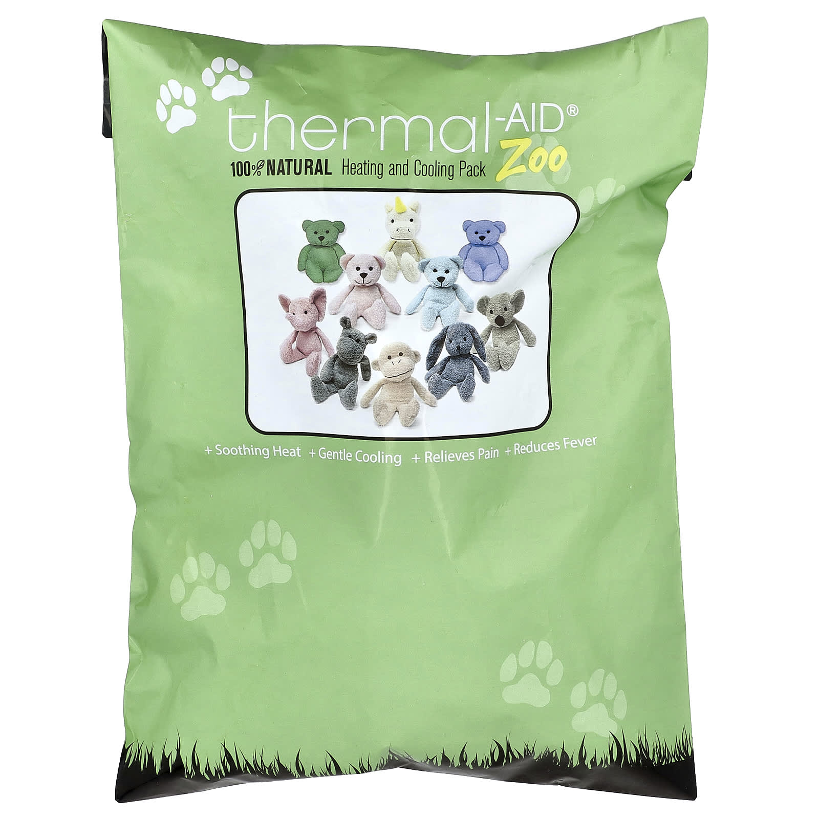 Thermal Aid, Heating and Cooling Pack, Zoo Elephant, Tiny, 1 Count