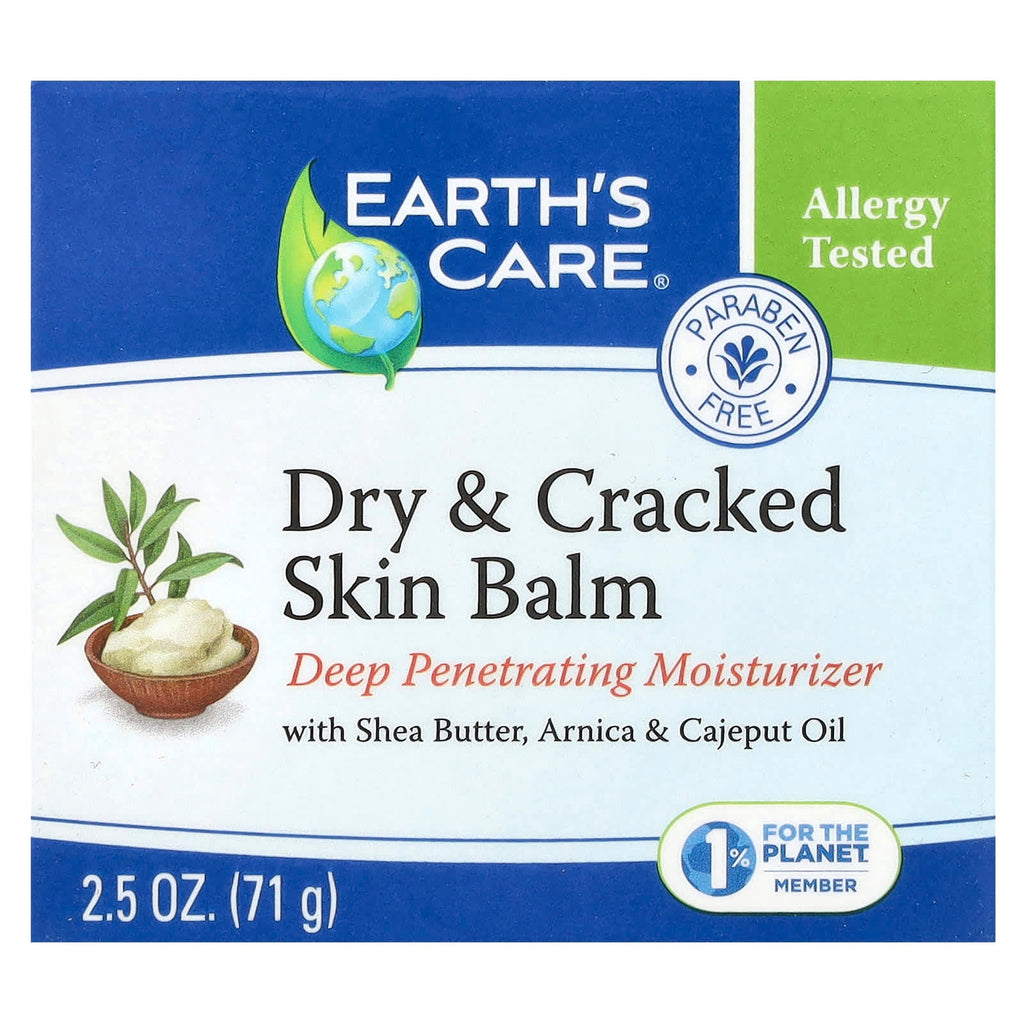 Earth's Care, Dry & Cracked Skin Balm, 2.5 oz (71 g)