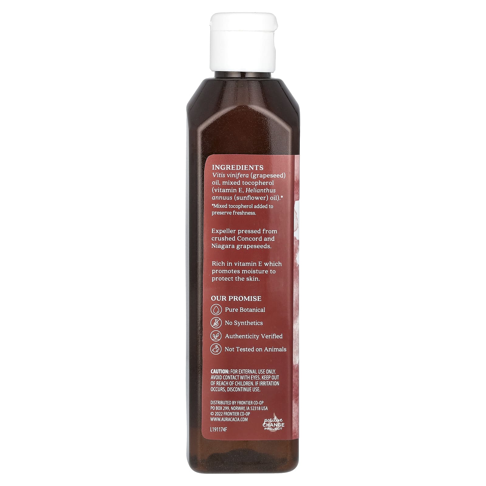 Aura Cacia, Skin Care Oil, Grapeseed, 16 fl oz (473 ml)