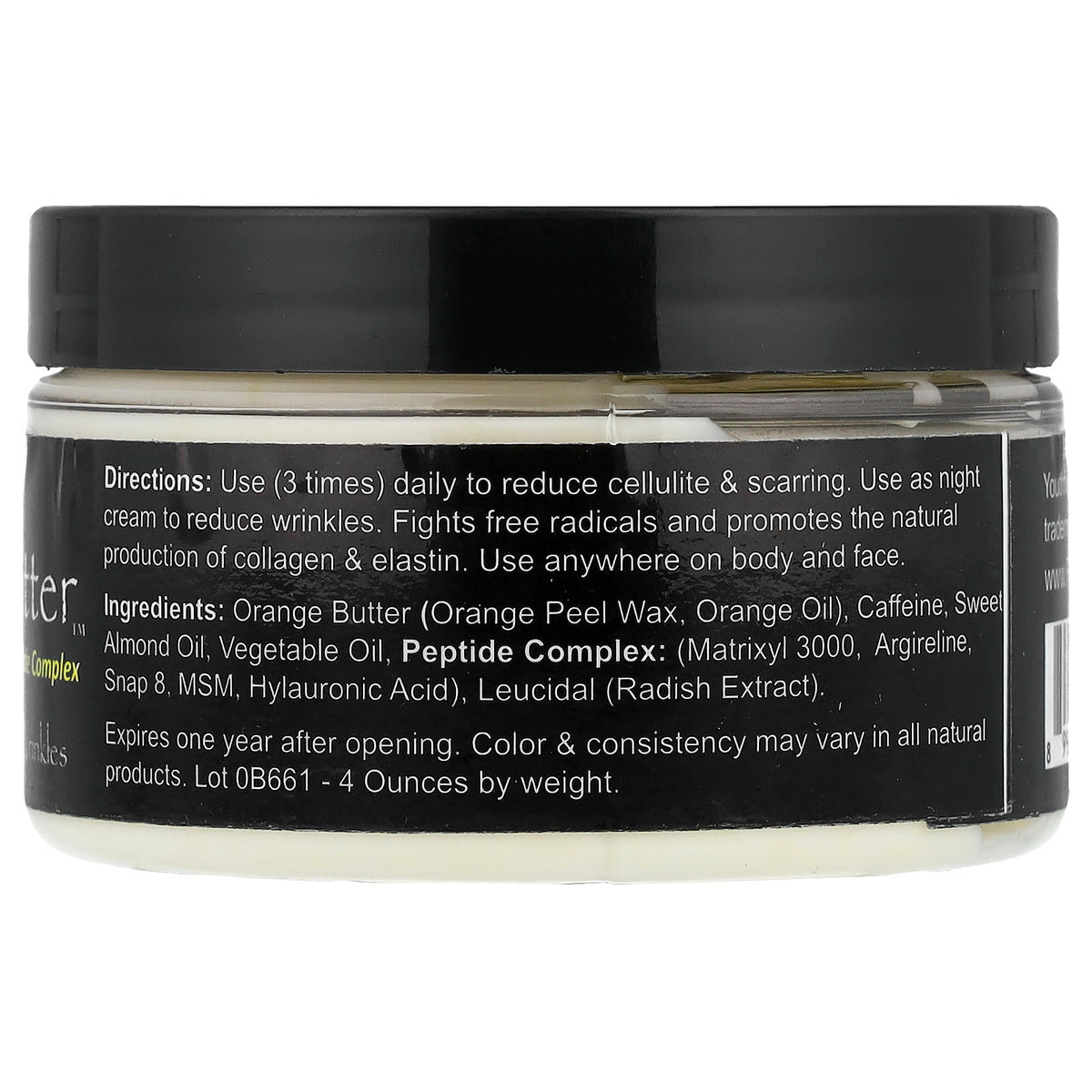 Greensations, Cellulite Butter™ with Peptide Complex, 4 oz