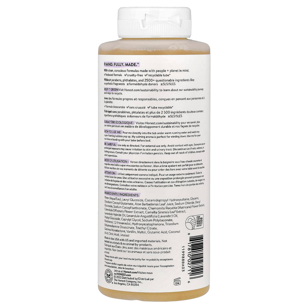 The Honest Company, Calm™ Bubble Bath, Lavender, 12 fl oz (355 ml)