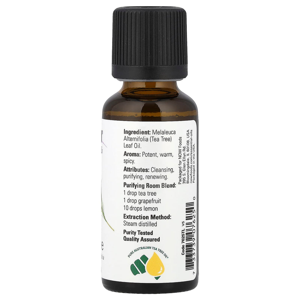 NOW Foods, Essential Oils, Tea Tree, 1 fl oz (30 ml)